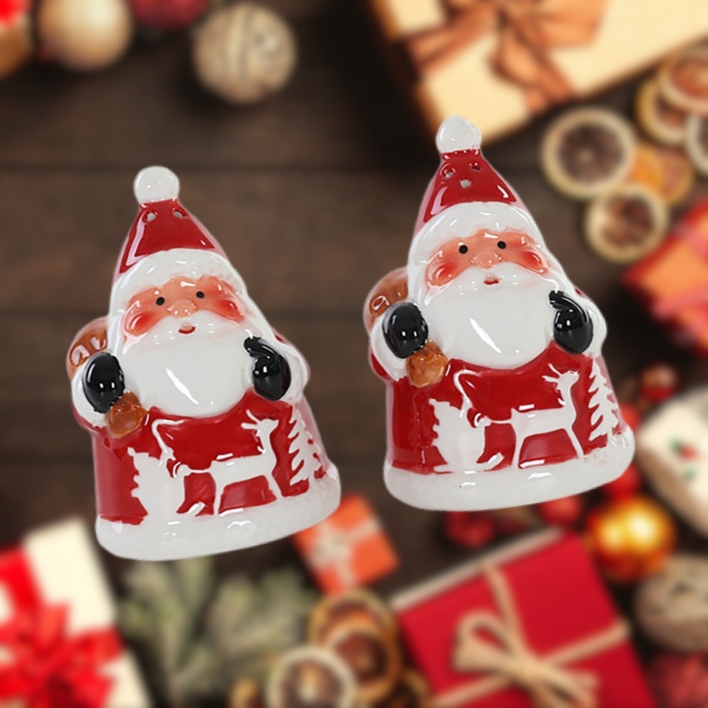Santa Pepper and Salt Shaker Set